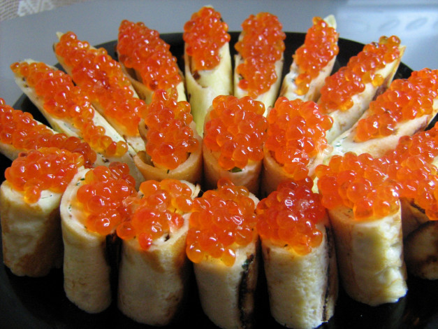 Обои картинки фото еда, икра, бутерброды