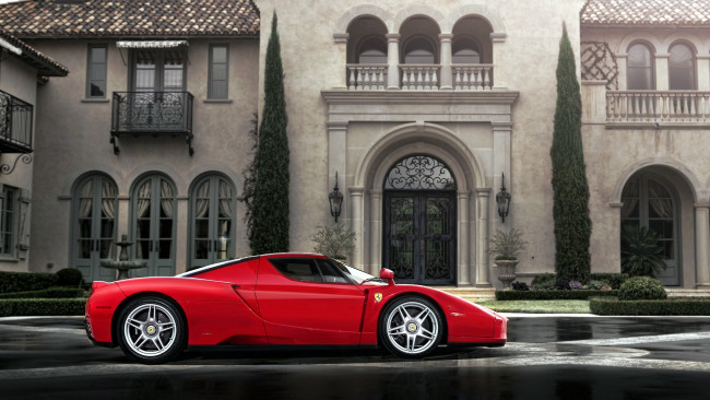 Обои картинки фото ferrari, enzo, автомобили