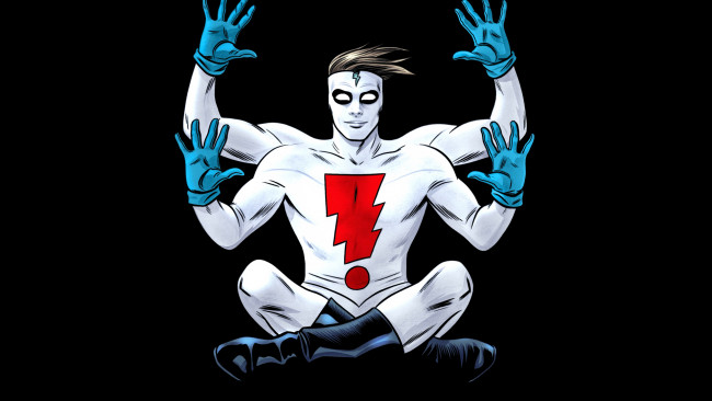 Обои картинки фото madman, рисованные, комиксы, черный, фон