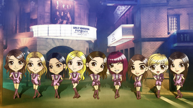 Обои картинки фото рисованные, люди, kpop, южная, корея, snsd, girls, generation