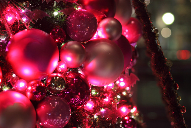 Обои картинки фото праздничные, шарики, украшения