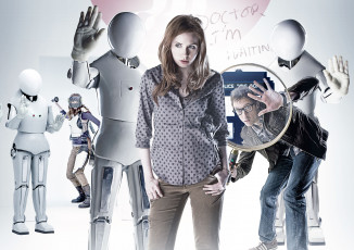 Картинка doctor+who кино+фильмы андроиды роботы arthur darvill karen gillan amy pond doctor who доктор кто
