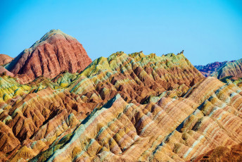 Картинка zhangye+national+geopark+of+danxia+китай природа горы китай цветные парк