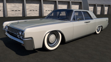 Картинка автомобили 3д 1962 lincoln continental