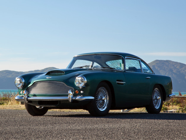 Обои картинки фото автомобили, aston martin, aston-martin, темный, uk-spec, db4