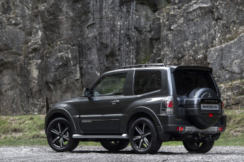 обоя автомобили, mitsubishi, темный, 2015г, barbarian, swb, shogun