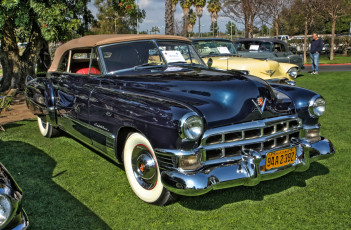 обоя 1949 cadillac series 62 convertible, автомобили, выставки и уличные фото, выставка, автошоу