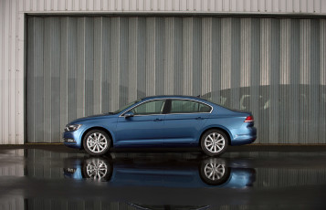 Картинка автомобили volkswagen passat se b8 2015г синий
