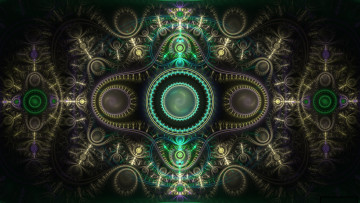 Картинка 3д+графика фракталы+ fractal узор цвета фон