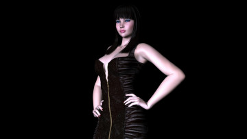 Картинка 3д+графика люди+ people девушка фон взгляд