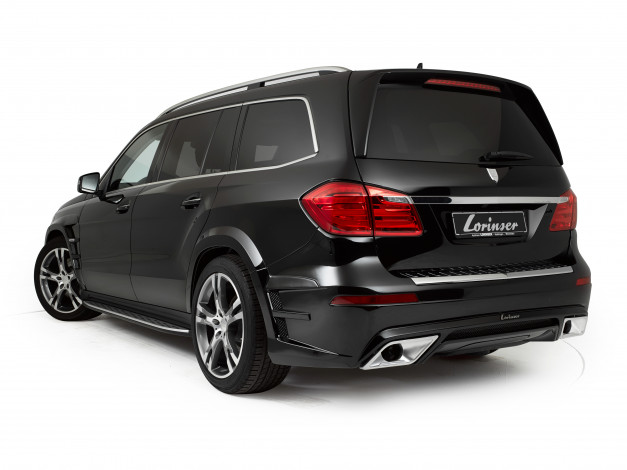 Обои картинки фото автомобили, mercedes-benz, gl-klasse, lorinser, темный, 2013г, x166