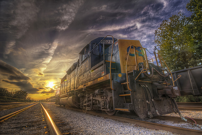 Обои картинки фото техника, поезда, железная, дорога, локомотив, состав