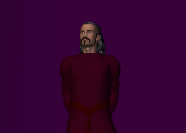 Обои картинки фото 3д графика, люди , people, мужчина, взгляд, фон