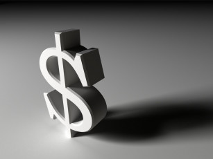 Картинка 3д+графика другое+ other объем доллар значок