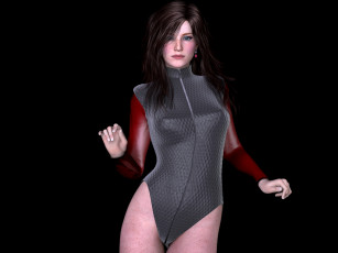 Картинка 3д+графика люди+ people взгляд фон девушка