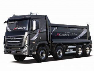 Картинка автомобили hyundai dump xcient trago 2013г truck