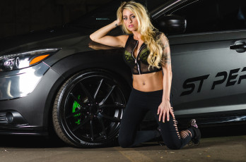 обоя автомобили, -авто с девушками, девица, авто