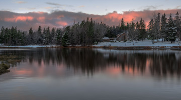 Картинка природа реки озера trees winter view snow river зима деревья снег зимний пейзаж река