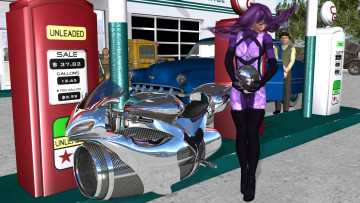 Картинка 3д+графика фантазия+ fantasy фон взгляд девушка