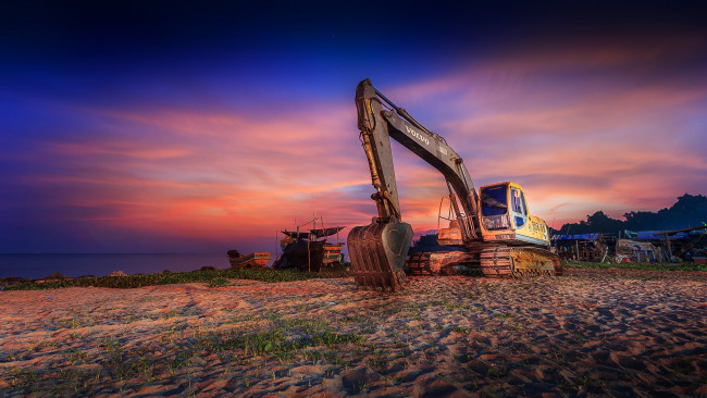 Обои картинки фото техника, экскаваторы, экскаватор