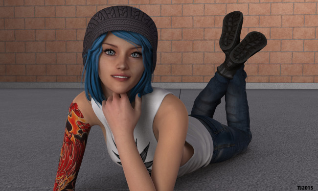 Обои картинки фото 3д графика, люди , people, фон, взгляд, девушка