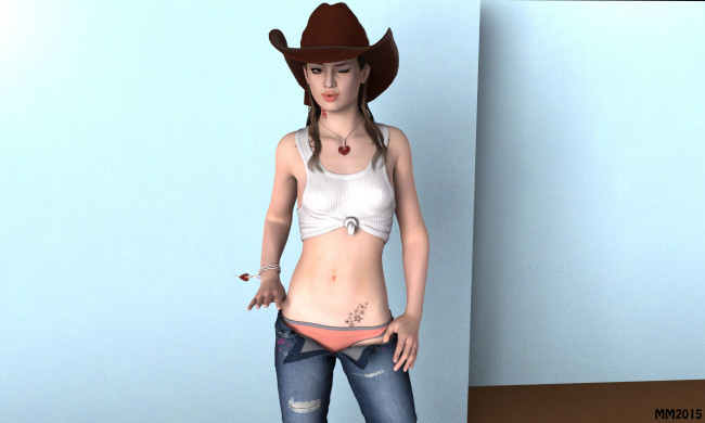 Обои картинки фото 3д графика, люди , people, шляпа, фон, девушка, взгляд