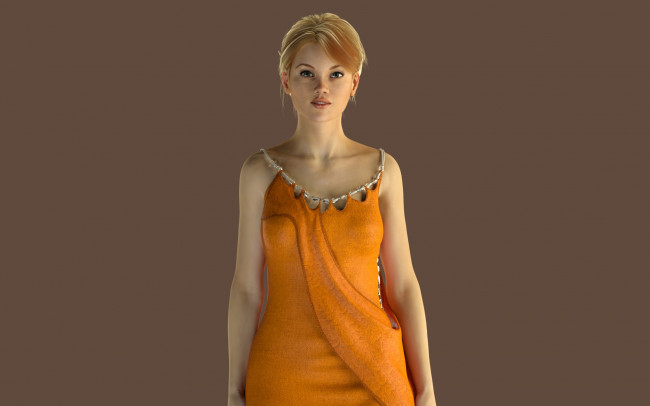 Обои картинки фото 3д графика, люди , people, девушка, фон, взгляд