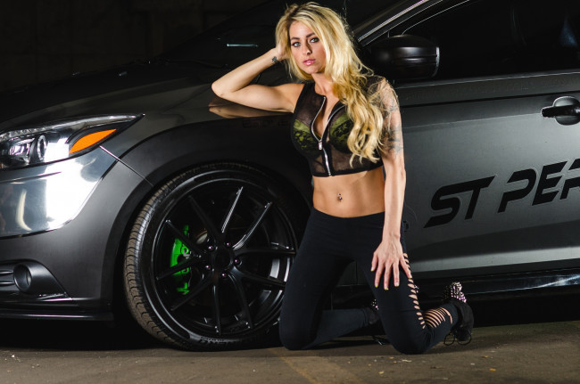 Обои картинки фото автомобили, -авто с девушками, девица, авто