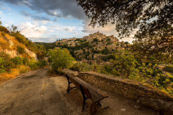 Картинка города -+панорамы холм дорога