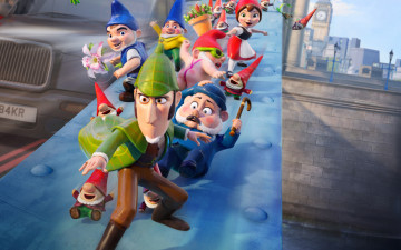 Картинка мультфильмы gnomeo+&+juliet +sherlock+gnomes gnomeo juliet sherlock gnomes