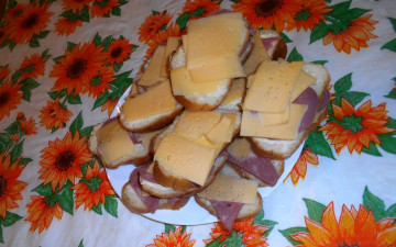 Картинка еда бутерброды +гамбургеры +канапе колбаса хлеб сыр