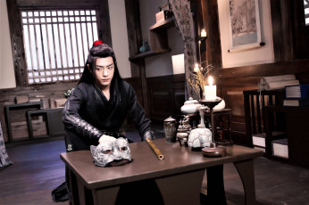 Картинка кино+фильмы the+untamed вэй усянь флейта маска стол