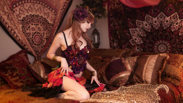 Картинка девушки -+креатив +косплей красивая девушка