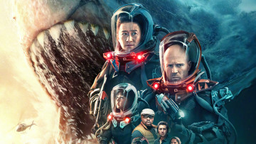 Картинка meg+2 +the+trench+ +2023+ кино+фильмы +the+trench мег2 бездна ужасы фантастика боевик jason statham jacky wu meg2 the trench