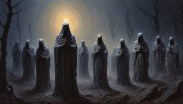 Картинка фэнтези нежить нейросети графика нейроарт ai art нейронные сети рисунки нейро искусство