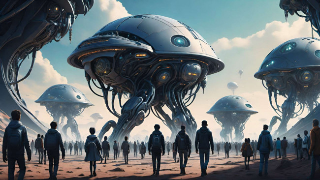 Обои картинки фото фэнтези, роботы,  киборги,  механизмы, нейросети, графика, нейроарт, ai, art, нейронные, сети, рисунки, нейро, искусство