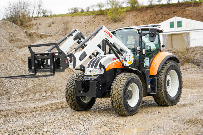 Обои картинки фото техника, фронтальные погрузчики, steyr