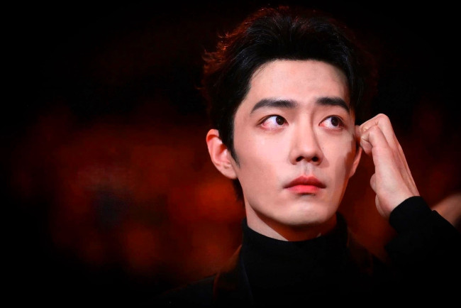 Обои картинки фото мужчины, xiao zhan, актер, лицо, водолазка