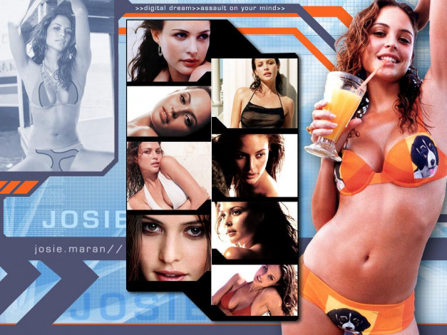 Обои картинки фото Josie Maran, нет, слов, вас, девушки