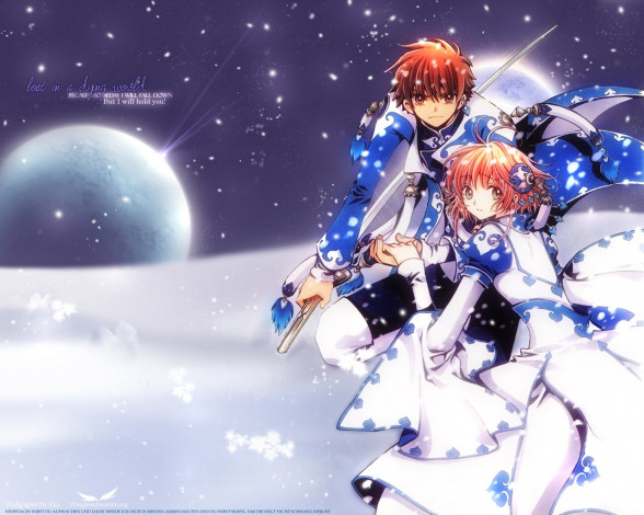 Обои картинки фото аниме, tsubasa, reservoir, chronicles