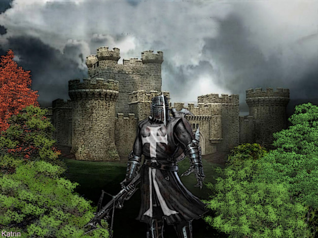 Обои картинки фото crusader, фэнтези, люди