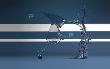 Картинка 3д графика abstract абстракции