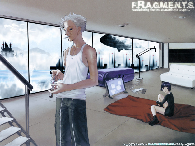 Обои картинки фото аниме, ugetsu, hakua, artbook