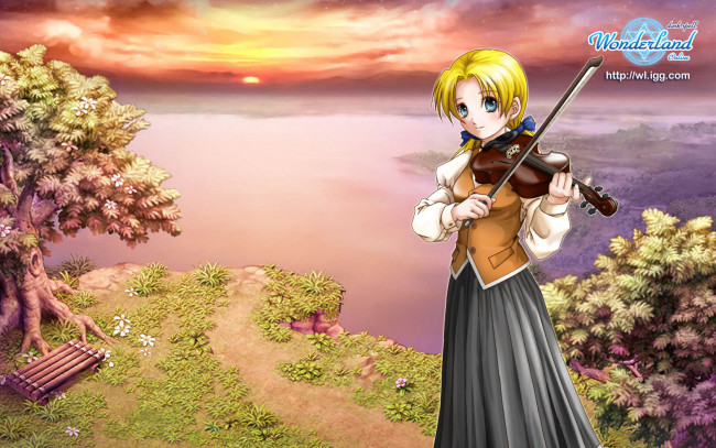 Обои картинки фото аниме, wonderland