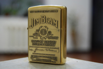 Картинка бренды jim beam zippo зажигалка крупный план