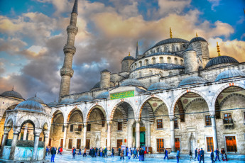 Картинка города стамбул турция минареты мечеть