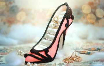 Картинка разное украшения аксессуары веера кольца туфелька