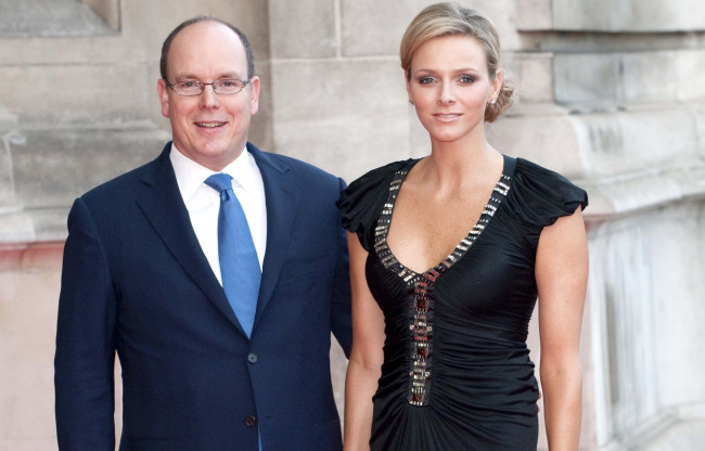 Обои картинки фото prince, albert, ii, and, princess, charlene, of, monaco, разное, знаменитости, принц, алльберт, принцесса, шарлин, монако