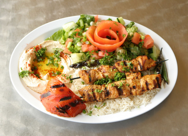 Обои картинки фото еда, шашлык, барбекю