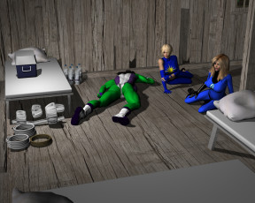 Картинка 3д+графика fantasy+ фантазия девушки комната